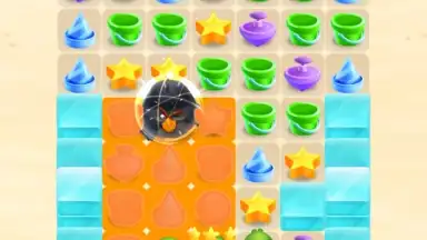 Captura de tela de Angry Birds Match 8