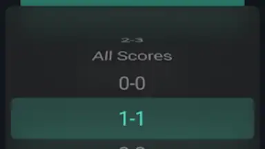Captura de tela de Correct Score King 4