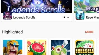 Captura de tela de Aptoide 5