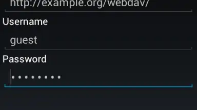 Captura de tela de WebDAV Nav Lite 3