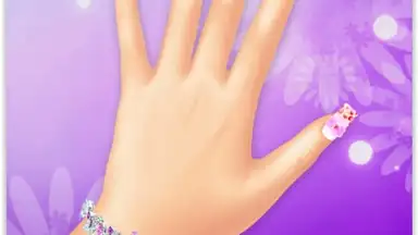 Captura de tela de Fashion Girl Nail Salon 7