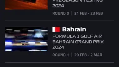 Captura de tela de F1 TV 9