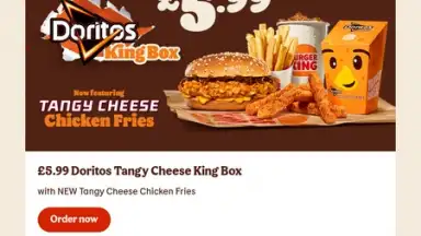 Captura de tela de Burger King App: Food & Drink 1