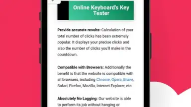 Captura de tela de Keyboard Counter 1