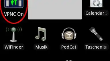 Captura de tela de VPNC Widget 4