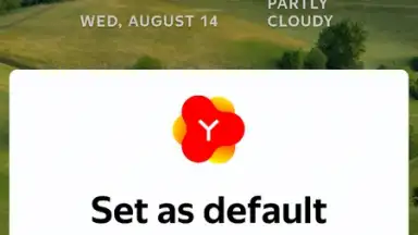 Captura de tela de Yandex Launcher 8
