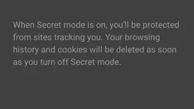 Captura de tela de Samsung Internet Browser 5