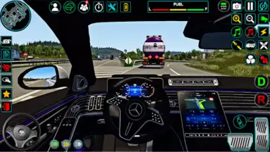 Captura de tela de Real School Car Games 3D Sim 3