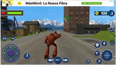 Captura de tela de Bear Rope Hero Vice Town 4