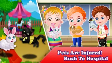 Captura de tela de Baby Hazel Pet Hospital 12