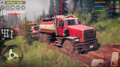 Captura de tela de Offroad Mudrunner Games 3D 1