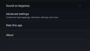 Captura de tela de External Keyboard Helper Demo 7