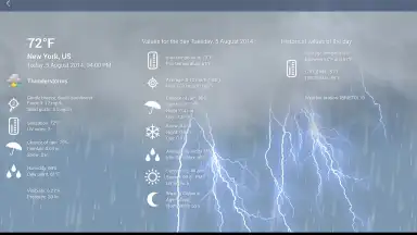 Captura de tela de Weather XL PRO 6