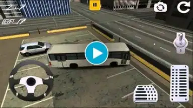 Captura de tela de Car Parking Winter 3D 1