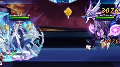 Captura de tela de Monsters & Puzzles: God Battle 1