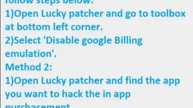 Captura de tela de Lucky Patcher Tips 4