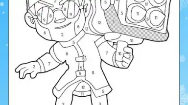 Captura de tela de Coloring Brawl Stars 5