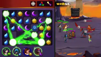 Captura de tela de Kingdom Raids - Puzzle Wars 3