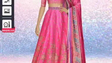 Captura de tela de Indian Fashion Dressup Stylist 12