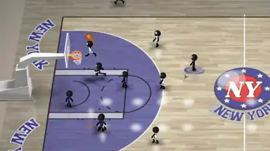 Captura de tela de Stickman Basketball 1