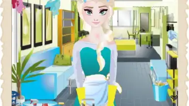 Captura de tela de Gina-House Cleaning Games 2