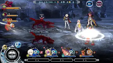 Captura de tela de BLAZBLUE ALTERNATIVE DARKWAR 2