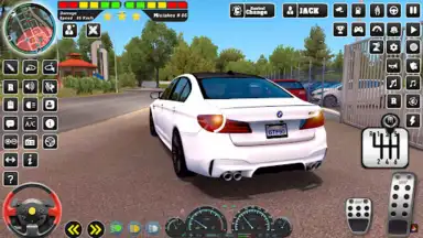 Captura de tela de Driving School 3D : Car Games 2