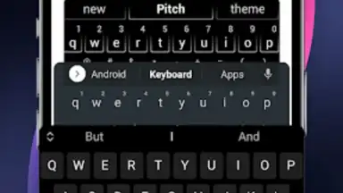 Captura de tela de iphone keyboard 5