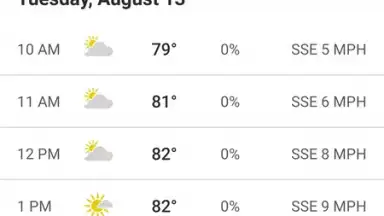 Captura de tela de The Weather Channel 1