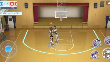 Captura de tela de Kuroko's Basketball Street Rivals 2