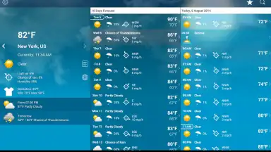 Captura de tela de Weather XL PRO 7