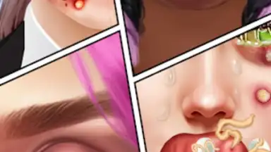 Captura de tela de ASMR Doctor Makeup Salon games 6