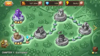 Captura de tela de Heroes Legend: Idle Battle War 4