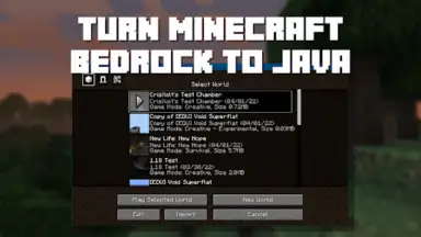 Captura de tela de Java Edition UI for Minecraft 4