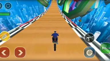 Captura de tela de Police Bike Stunts Games 9