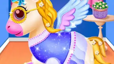Captura de tela de Magical Unicorn Girl Games 2