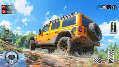 Captura de tela de Offroad Car Simulator Game 12
