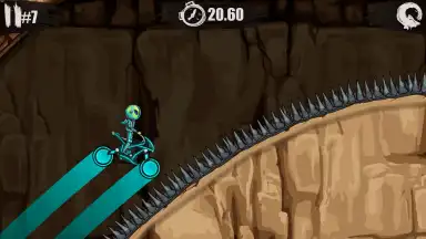 Captura de tela de Moto X3M Bike Race Game 9