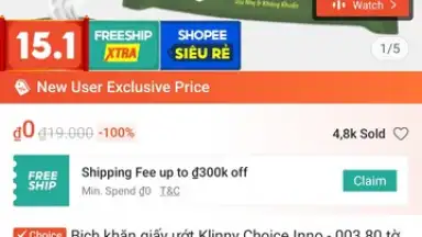 Captura de tela de Shopee VN 5