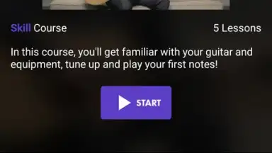 Captura de tela de Fender Play 5