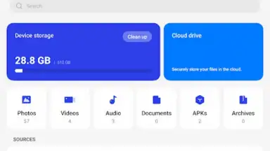 Captura de tela de ColorOS My Files 7