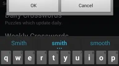 Captura de tela de Crossword Puzzle 6