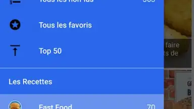Captura de tela de Recettes Sandwichs 4