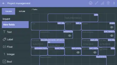 Captura de tela de MobiDB Project Management 2