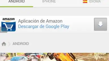 Captura de tela de Android Browser 2