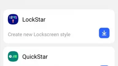 Captura de tela de Samsung Good Lock 1