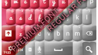 Captura de tela de Pink Keyboard Hearts Glow 6