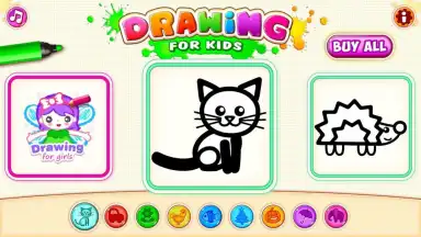 Captura de tela de Drawing for Kids! Coloring Children Games Toddlers 5
