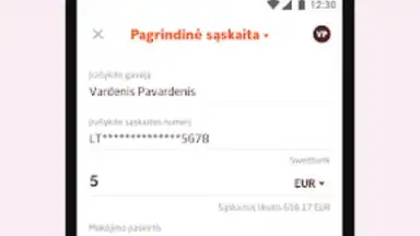 Captura de tela de Swedbank 5