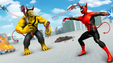Captura de tela de Spider Rope Hero - Flying Hero 2